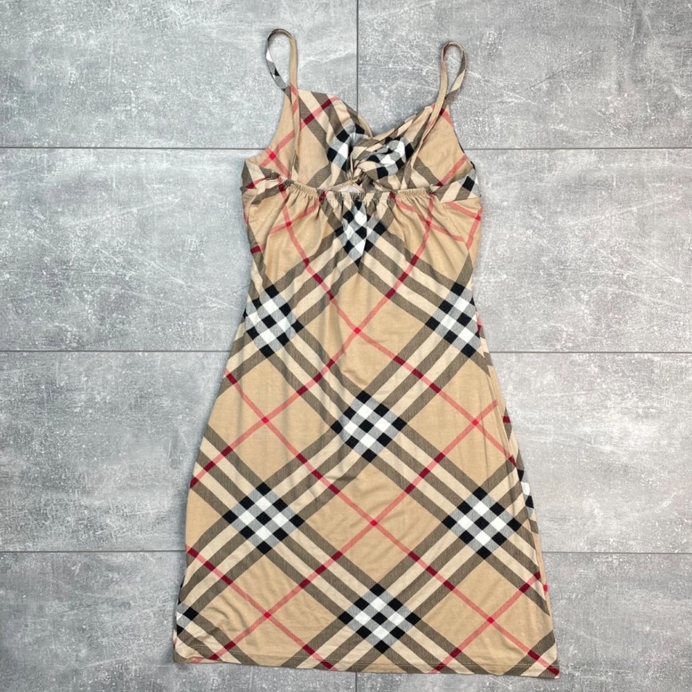 Burberry Tan and Black Plaid Dress - Picture 3 of 9